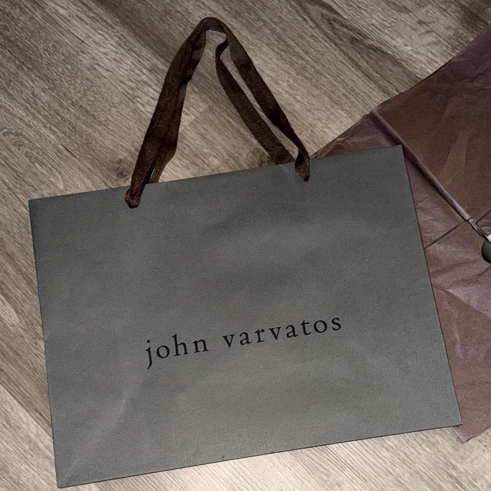 John Varvatos reusable shopping bag